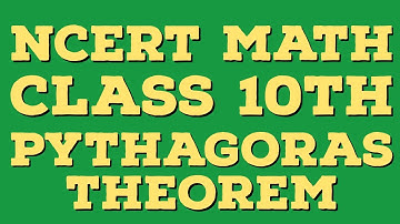 Pythagoras Theorem - Triangles | Chapter 6 Triangles Theorem 6.8 Class 10 Maths NCERT