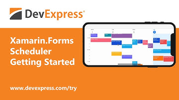 FREE Xamarin Scheduler / Calendar: Day, Week, and Month Views, Recurrences & More (Getting Started)