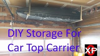 DIY Storage For Car Top Carrier