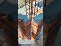 Brick Column Construction Around Rebar – Masonry Technique That Saves Time & Increases Strength!