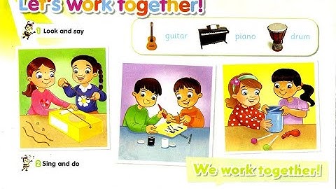 Connect KG2 Unit 2 Song "lets work together"