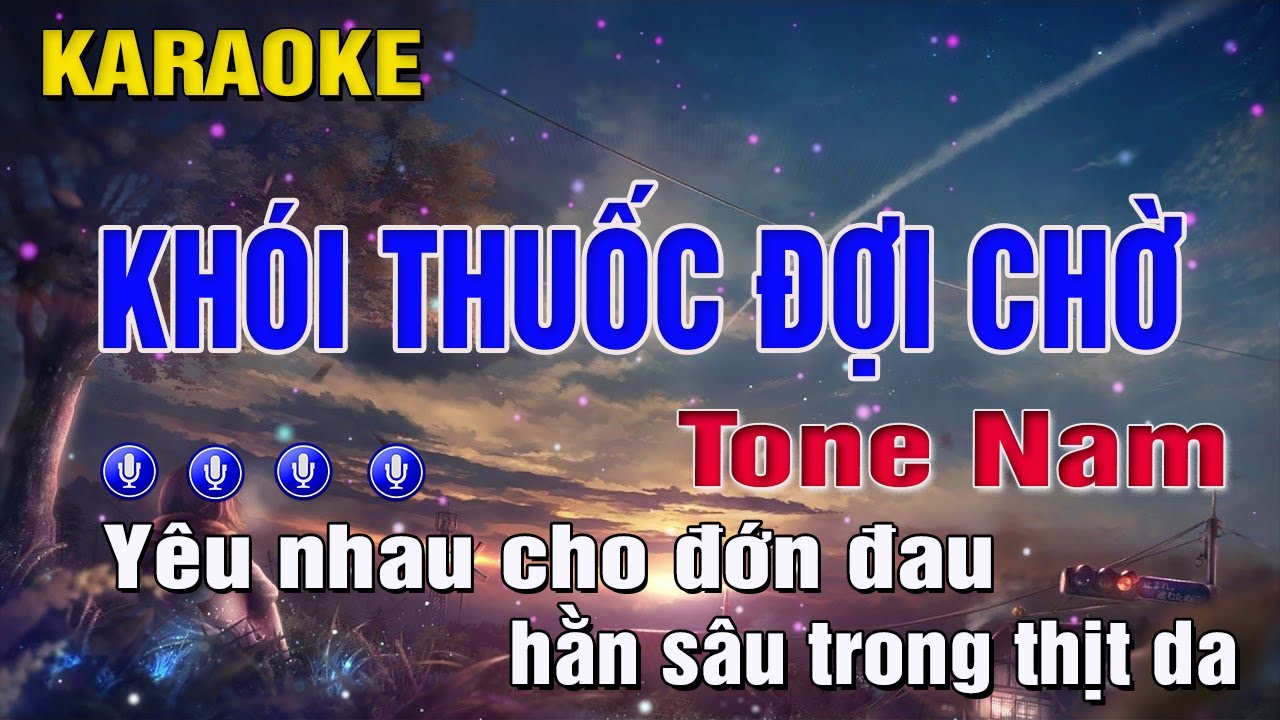 Khói Thuốc Đợi Chờ Tone Nam - Jimmy Nguyễn (C) | Trung Hiếu Karaoke