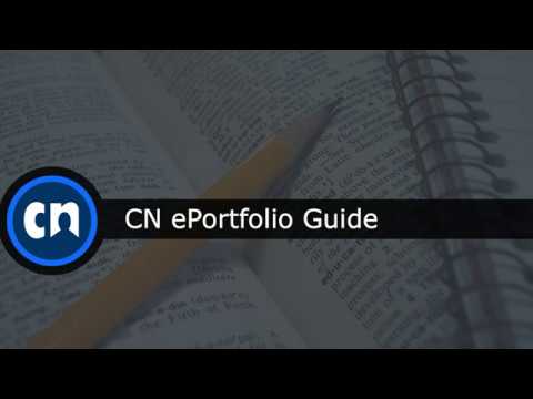 CN ePortfolio Guide