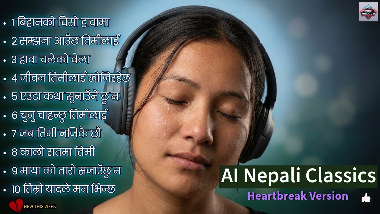 💔 When AI Sings Classical Nepali Melodies| Nepali Music 2.0