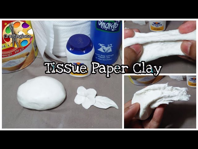 Paper clay Cotton light paper clay Air dry clay 轻黏土