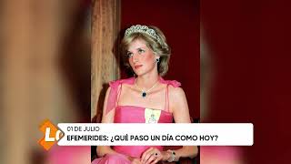Efemérides del 01 de Julio en Local Noticias