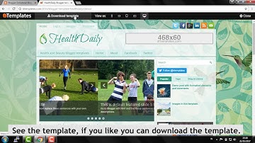 How to Change Blogger Template from Outside Blogger