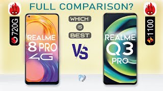 Realme  8 PRO VS Realme Q3 PRO Full Comparison | which One is Best