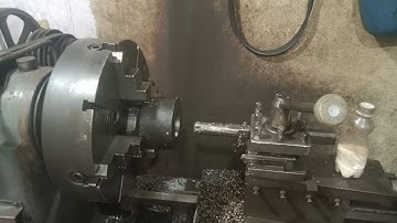 Boring operation on lathe machine #lathemachine #machine #metallathe #machineshop