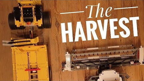 The HARVEST! Lego Technic #42114 42114 John Deere 9620 R and #42100 combine harvester.