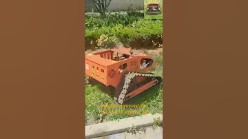 factory direct sales low wholesale price China embankment remote control track lawn mower #lawnmower