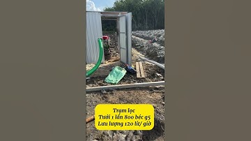 Trạm lọc sử dụng 3 lọc đĩa chữ T 90mm có xả ngược, ngăn chặn rác vào hệ thống tưới