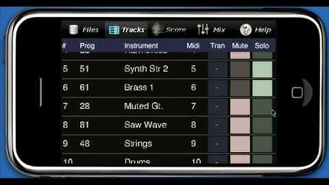 MIDI Player for the iPhone/iTouch