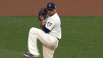 CLE@MIN: Nolasco strikes out six over 6 2/3 innings