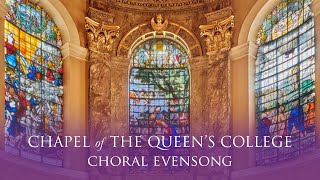 Choral Evensong Live from Queen&#39;s on Sunday 12 May 2024