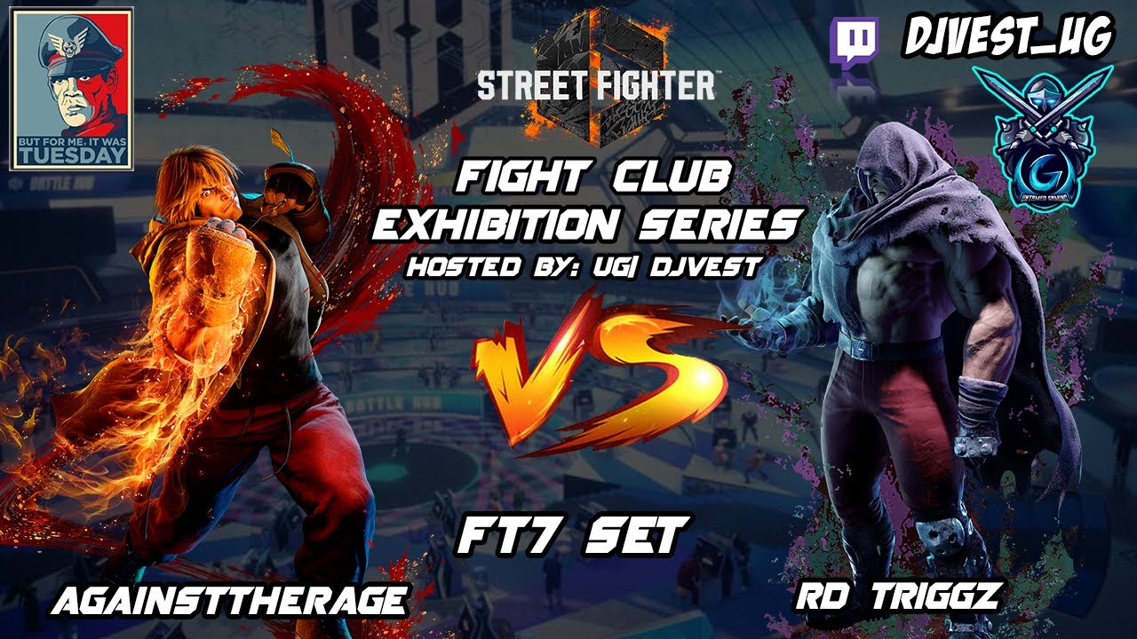 SF6 Fight Club Exhibition Series - againsttherage VS RD Triggz FT7 Set