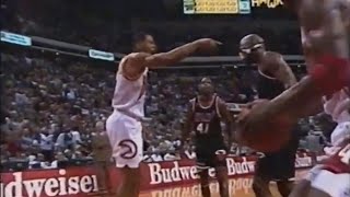 Postgame Coverage of the Miami-Atlanta Brawl (1994 First Round Game 2)
