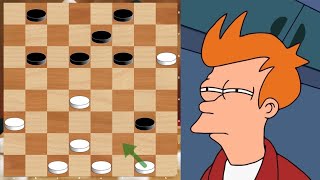 Checkmate in checkers.