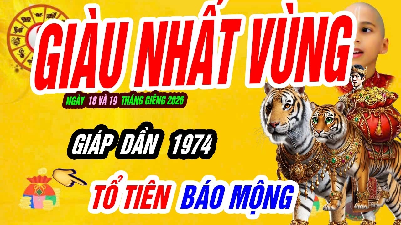 🐯 Uy lực lên đỉnh! GIÁP DẦN 1974 đúng 2 ngày đổi vận HÚT TIỀN mạnh