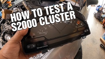 HOW TO BENCH TEST A S2000 AP1 CLUSTER