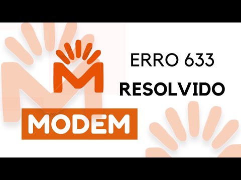 Vídeo: Erro 633 (modem Em Uso Ou Não Configurado) No Windows 10: Causas E Soluções