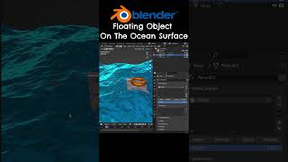 How to make an object float in Blender shorts