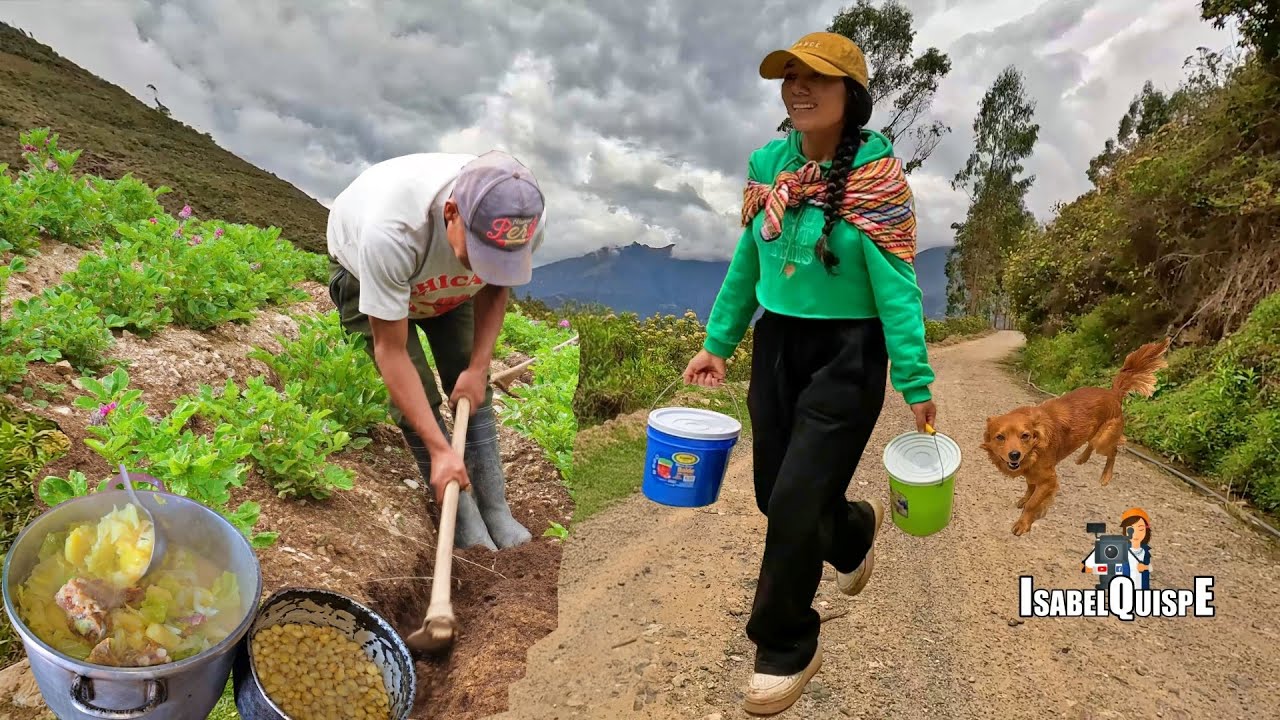 Caminé muy Lejos Llevando el Almuerzo a mi Hermano a su Trabajo | Isabel Quispe