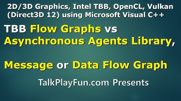 2D3D-#048 - Flow Graphs vs Asynchronous Agents, Data Flow Graph or Message Flow Graph Example