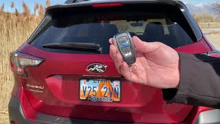 2020 Subaru Outback: Key Fob Basics