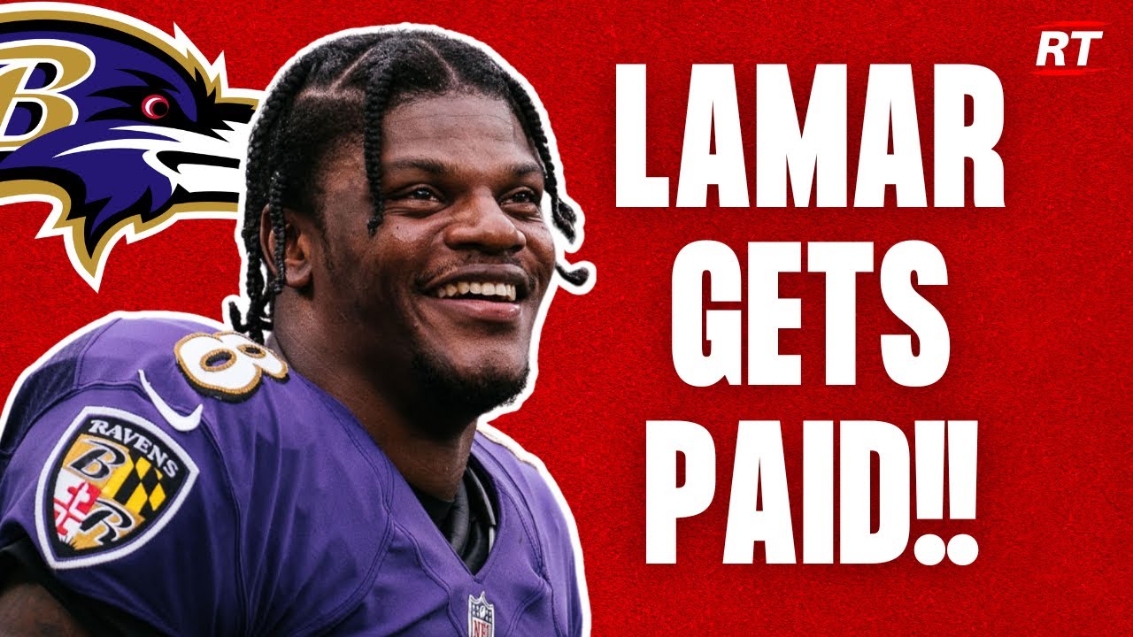 Lamar Jackson SIGNS 260M Contract Extension YouTube