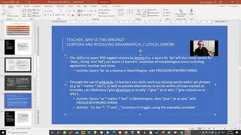 Corpora and Data-driven learning for ELT lesson planning: Workshop 1, Part 2