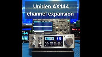 CB Radio Uniden AX144 channel expansion with a serial PLL chip and Arduino Nano