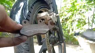 Part- 2 HOW TO CHANGE BRAKE PADS raider 150 paano magpalit ng brake pads