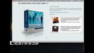 (LGMS) ISO 27001 Toolkit and documentation control system.