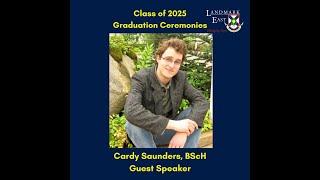 🎓 Inspiring Speech by Alumnus Cardy Saunders, BScH | Landmark East School Graduation 2025