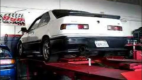 G1TEG.ORG - 1988 Honda Integra LS "Panda" Dyno