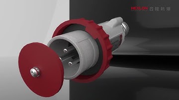 Helon Explosion-proof plug and socket; HLBSP01 Ex db IIC T6 Zone 1 & 2; Zone 21 & 22 ATEX & IECEx