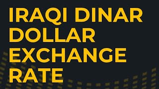 Global Currency Reset Iraqi Dinar Exchange Rate 💥💥