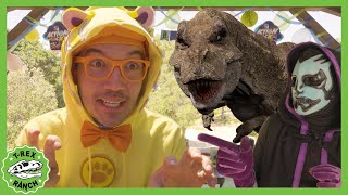 Blippi's Epic Dino Birthday! | T-Rex Ranch Dinosaur Videos