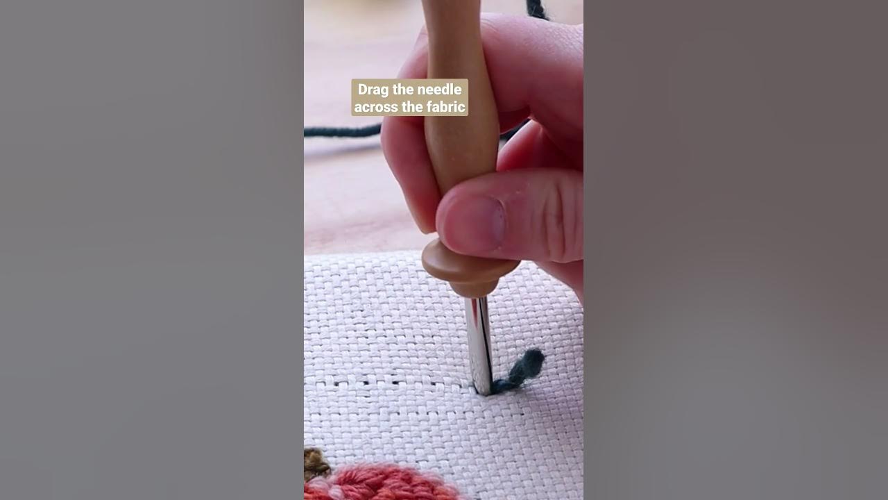 How does punch needle actually work (3 tips)? SHOP: studioversie.etsy.com