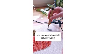 How does punch needle actually work (3 tips)? SHOP: studioversie.etsy.com screenshot 5