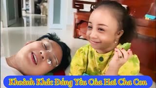 Khoảnh khắc hai cha con tâm sự và đi ăn kem cực đáng yêu