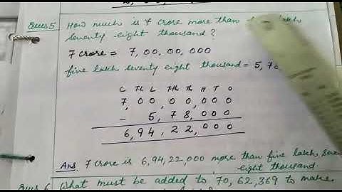 class V Chapter operations on large numbers  #4