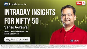 Intraday Insight for Nifty50 | Market Strategy | Derivatives | Option Chain | Open Interest