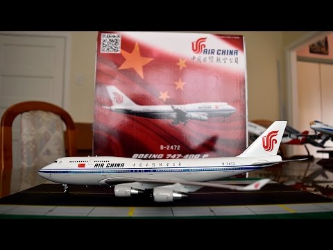 Inflight 200 Air China 747-400 Unboxing and Review - YouTube