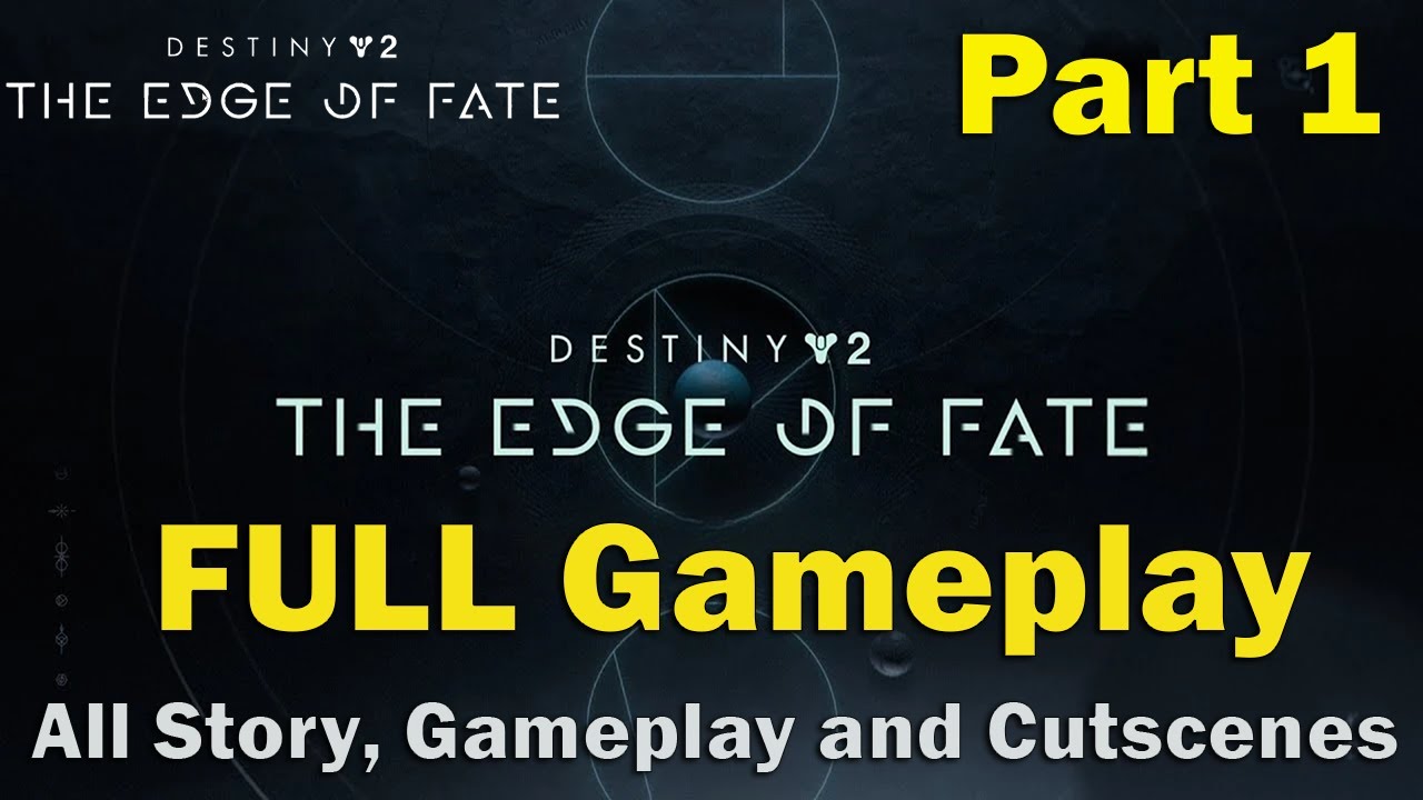 DESTINY 2 The Edge Of Fate Gameplay Walkthrough FULL GAME Part 1 4K 60FPS PC