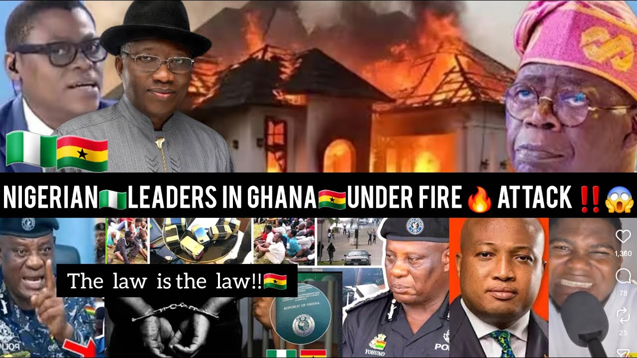 BREAKINGNEWS‼️NIGERIAN🇳🇬LEADERS UNDER ATTACK IN GHANA 🇬🇭 FOR THESE..🙆‍♀️🙊