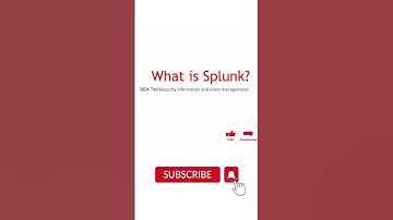 Learn What is Splunk in few seconds! #cyber #stockmarket #splunk #cybersecurity #career #learning