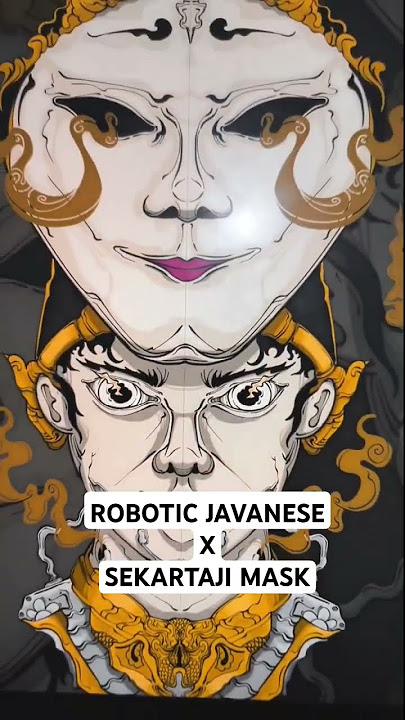 ROBOTIC JAVANESE x SEKARTAJI MASK   #shorts #javaneseart #robot #fyp