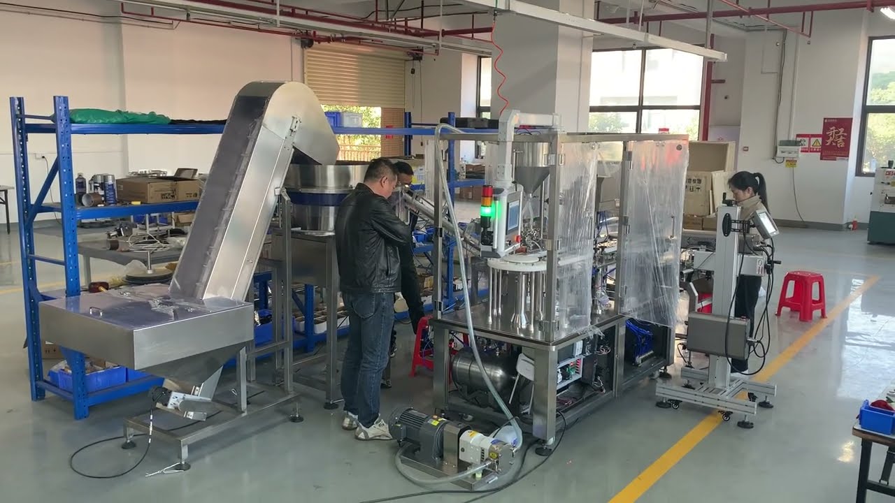 21min testing syringes filling capping machine dental gel filler for USA customer